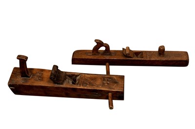 Lot 295 - Pair of Large Oak Planes, c. 18th.