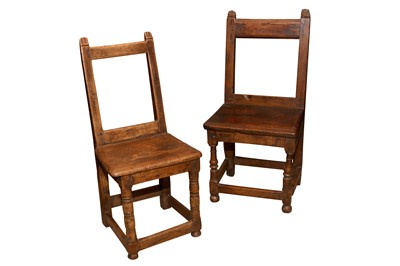 Lot 278 - Continental Walnut Side Chair, late c.17th. or early c.18th.