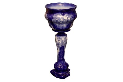Lot 283 - English Staffordshire Pottery Jardiniere, late c. 19th.