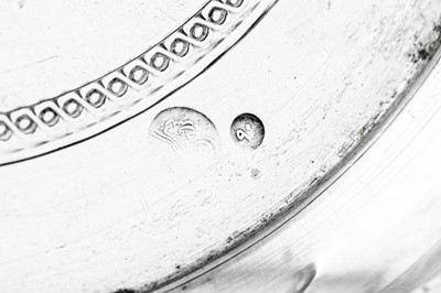 Lot 142 - Egyptian Royal Interest – A pair of late 19th century Egyptian 900 standard silver dishes, Cairo circa 1900 by Yusuf Zawi
