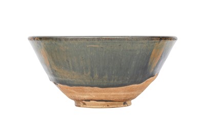 Lot 364 - A CHINESE RUSSET-SPLASHED BLACK-GLAZED BOWL.