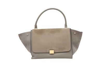 Lot 107 - Celine Grey Large Trapeze Bag