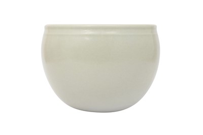 Lot 28 - A CHINESE MONOCHROME JARDINIERE.