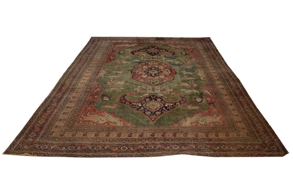 Lot 269 - Antique Ziegler-Mahal carpet, West Persia