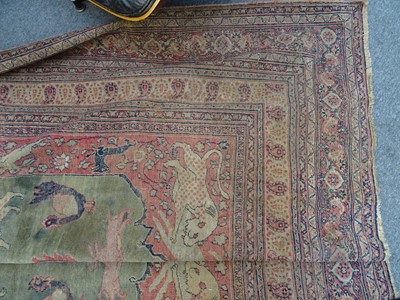 Lot 269 - Antique Ziegler-Mahal carpet, West Persia