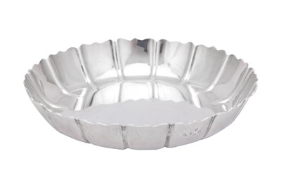 Lot 404 - A Victorian sterling silver strawberry dish, London 1888 by Francis Boone Thomas
