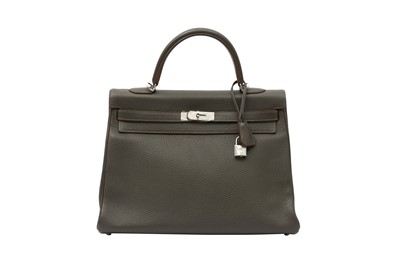 Lot 100 - Hermes Etain Clemence Kelly Retourne 35