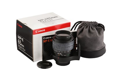 Lot 136 - A Canon MP-E 65mm f/2.8 1-5x Macro