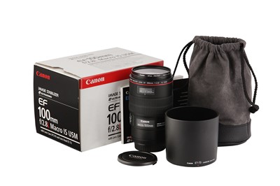 Lot 127 - A Canon EF 100mm f/2.8L Macro IS USM Lens