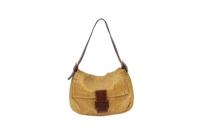 Lot 382 - Fendi Gold Beaded Mama Baguette Bag