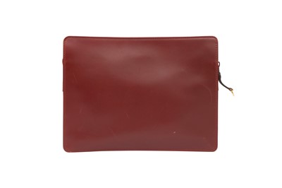 Lot 72 - Cartier Burgundy Must De Cartier Clutch
