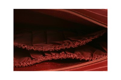 Lot 72 - Cartier Burgundy Must De Cartier Clutch