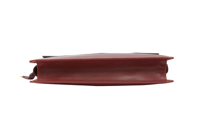 Lot 72 - Cartier Burgundy Must De Cartier Clutch