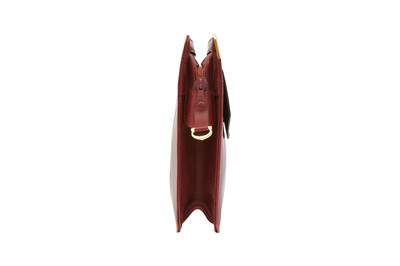 Lot 72 - Cartier Burgundy Must De Cartier Clutch