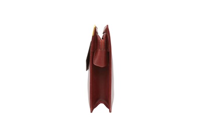 Lot 72 - Cartier Burgundy Must De Cartier Clutch