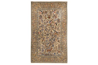 Lot 52 - A FINE KASHAN RUG, CENTRAL PERSIA