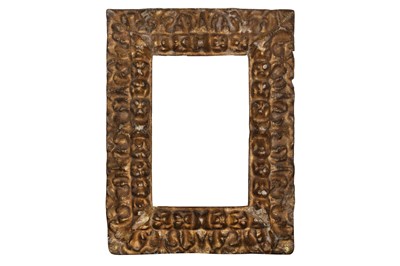 Lot 239 - A FINE BOLOGNESE LATE 16TH CENTURY CARVED AND GILDED , FROM ONE SECTION OF WOOD  REVERSE PROFILE FRAME