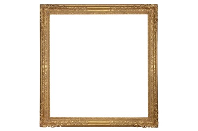 Lot 219 - A BRITISH HUGENOT LOUIS XIV 18TH CENTURY CARVED, PIERCED AND GILDED FRAME