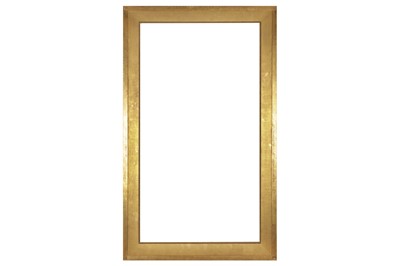 Lot 259 - A BRITISH 19TH CENTURY STYLE GILDED OAK FRAME OF LARGE PROPORTON