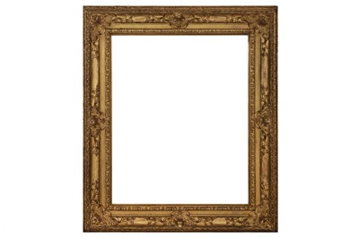 Lot 252 - A FRENCH LOUIS XIV CARVED, PIERCED AND GILDED FRAME