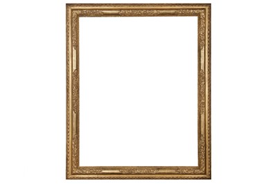 Lot 215 - AN ENGLISH LELY 18TH CENTURY CARVED AND GILDED FRAME