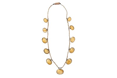 Lot 7 - A CITRINE NECKLACE