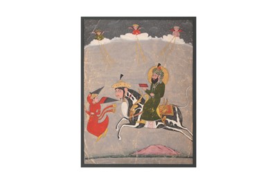 Lot 471 - THE MI'RAJ (THE ASCENT OF PROPHET MUHAMMAD TO HEAVEN)