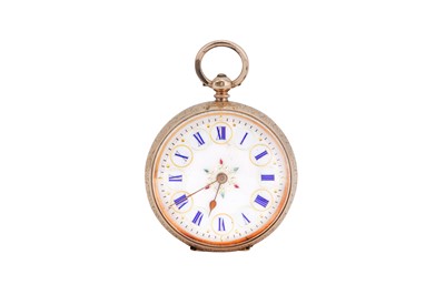 Lot 312 - OPEN FACE POCKET WATCH.