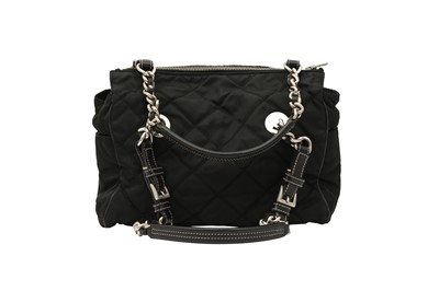 Lot 625 - Prada Black Nylon Quilted Shoulder Bag