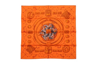 Lot 235 - Hermes 'Oris Nomades' Silk Print Scarf