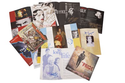 Lot 527 - Autograph Collection.- Theatre Programmes