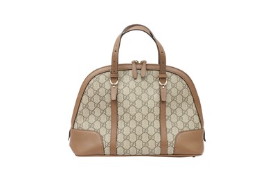 Lot 294 - Gucci Brown Supreme Nice Dome Bag