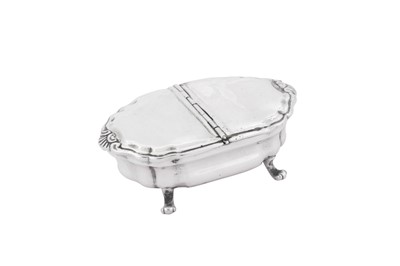 Lot 241 - A mid-18th century German silver double spice box, Augsburg 1743-45 by Christian Lütkins (master 1709, d. 1758)