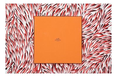 Lot 33 - Hermes 'Le Reve de Gloria' Silk Print Scarf