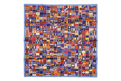 Lot 94 - Hermes 'En Voyage' Silk Print Scarf
