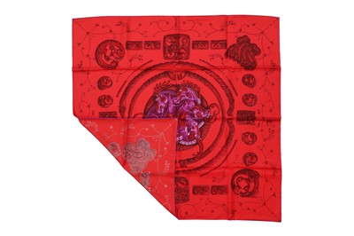 Lot 34 - Hermes 'Oris Nomades' Silk Print Scarf