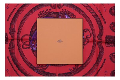 Lot 34 - Hermes 'Oris Nomades' Silk Print Scarf