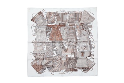 Lot 120 - Hermes 'Voyage En Etoffes' Silk Print Scarf