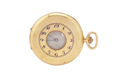 Lot 334 - HALF HUNTER POCKET WATCH.