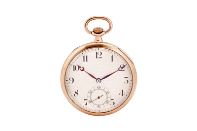 Lot 322 - OPEN FACE POCKET WATCH.