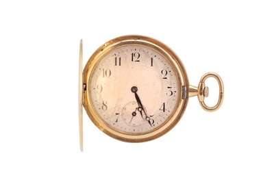 Lot 337 - ULTRA THIN FULL HUNTER POCKET WATCH.