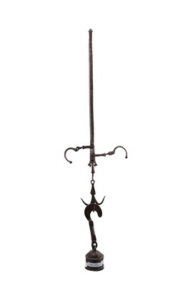 Lot 632 - TWO SECTIONS OF STEEL SCALES