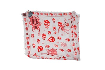 Lot 35 - Alexander McQueen Grey Print Scarf