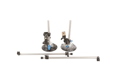 Lot 198 - A Pair of Manfrotto 241V Suction Video Supports