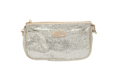 Lot 575 - Jimmy Choo Metallic Silver Pochette