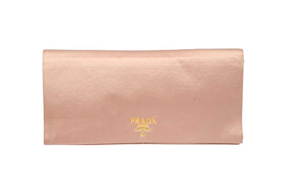 Lot 45 - Prada Rose Gold Sfumata Clutch