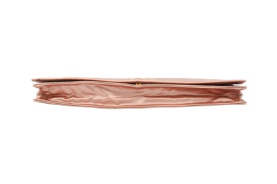 Lot 45 - Prada Rose Gold Sfumata Clutch