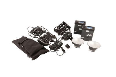 Lot 163 - A Elinchrom Quadra 400 ELB Location Lighting Kit