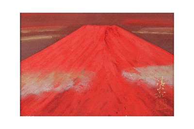 Lot 449 - KIYOYASU MORIJIMA (1929 – ). Red Fuji (Akafuji)