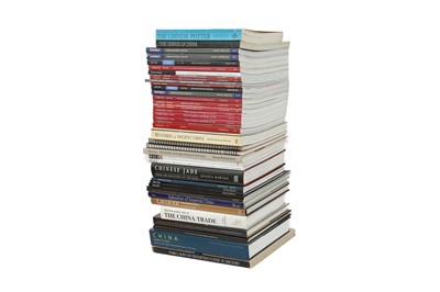 Lot 576 - A COLLECTION OF CHINESE REFERENCE BOOKS AND AUCTION CATALOGUES.